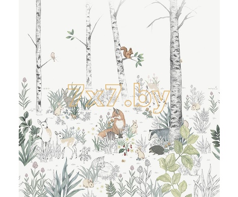 NEWBIE WALLPAPER II 7481 Magic Forest Mural